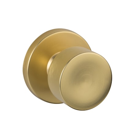 Sure-Loc Hardware Sure-Loc Hardware Bergen Round Passage Knobset, Satin Brass BG101 SB